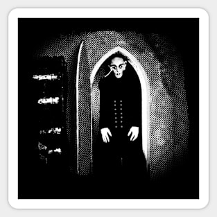 Nosferatu Vampire in Doorway Sticker